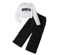 2 Pezzi Tuta Bambini E Ragazze con Cappuccio Solid Color Cotone Completo Set Sportswear Christmas Bambina Multi Ragazzi Abbigliamento 2-14 Anni