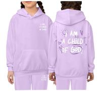 2 Pezzi Tuta Bambini Felpata Jogging Ginnastica Felpa A Maniche Lunghe Sportswear Christmas Bambina Natale Bimba Winter Snowsuit Jogger da Bambino Autunno Inverno per Regalo