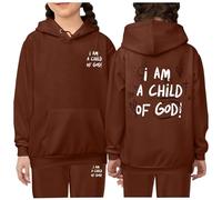2 Pezzi Tuta Bambini Felpata Jogging Ginnastica Felpa A Maniche Lunghe Sportswear Christmas Bambina Natale Bimba Winter Snowsuit Jogger da Bambino Autunno Inverno per Regalo
