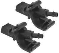 2 pezzi ugelli lavavetri anteriori per auto ugello lavavetri ugello spruzzatore ugello singolo foro set pulizia parabrezza auto compatibile con sostituzione per Mk4 TKE anteriore 1902209 EB3B17666AA