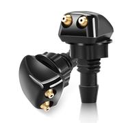 2 Pezzi Ugelli Lavavetri Auto per Dacia Duster Logan Sandero Lodgy, Plastica Ugello Tergicristallo Parabrezza Anteriore Getti Lavaggio Parti Ricambio