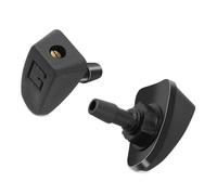 2 Pezzi Ugelli Lavavetri Auto per Jeep Grand Cherokee Commander Renegade Wrangler, Plastica Ugello Tergicristallo Parabrezza Anteriore Getti Lavaggio Parti Ricambio