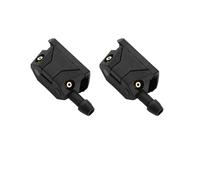 2 pezzi ugelli per getti d'acqua per lavavetri per tergicristalli per auto montati su braccio da 8 mm 9 mm capacità di ricambio per spruzzo d'acqua a 4 fori Spruzzatori(2PCS)