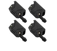 2 pezzi ugelli per getti d'acqua per lavavetri per tergicristalli per auto montati su braccio da 8 mm 9 mm capacità di ricambio per spruzzo d'acqua a 4 fori Spruzzatori(4PCS)