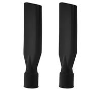 2 Pezzi Ugello Piatto per Aspirapolvere, Diametro Interno 36mm | Accessorio in Plastica, Struttura Piatta, per Dettagli Interni Auto, Fessure Divani e Binari Finestre