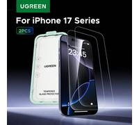 2 pezzi UGREEN Pellicola protettiva per schermo HD senza bordi compatibile con 17 Air Pro Max iPhone 17,iPhone 17 Pro Max,iPhone 17 Pro,iPhone 17 AirVetro temperato