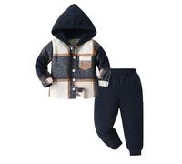 2 Pezzi Unisex Set Di Felpe Felpata Jogging Ginnastica Tuta Da Calcio Ragazzo Felpa A Maniche Lunghe Solid Color Cotone Completo Sportswear Multi Alla Moda