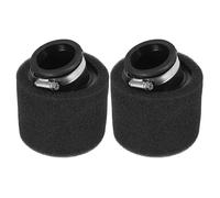 2 pezzi Universale 42mm Piegato Motocicletta Carburatore Aria Filtro Detergente