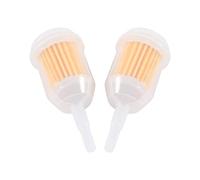 2 pezzi universale gas Inline Fuel Filter 1/4 x 5/40,6 cm trasparente sostituisce e benzina Inline filtro tubo tubo per moto ATV generatore tosaerba