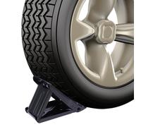 2 pezzi Universale Nero Car Styling Metal Stop Control Tyre Triangle Pad Anti