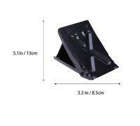 2 pezzi Universale Nero Car Styling Metal Stop Control Tyre Triangle Pad Anti