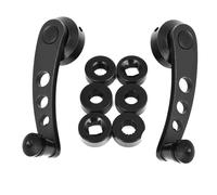 2 pezzi universale nero da Auto finestra Winder Pedivelle maniglia in alluminio