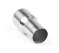 2 Pezzi Universale Per 51/63/57/76 Mm In Acciaio Inox Conico Standard Auto Tubo Di Scarico Riduttore Connettore Adattatore Tubo Marmitta Scarico Punta Coda