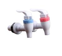 2 pezzi Universale Tipo Push Tipo di Plastica Dell'erogatore Dell'acqua Del Rubinetto Dell'acqua Calda/Fredda Della Bocca Del Rubinetto