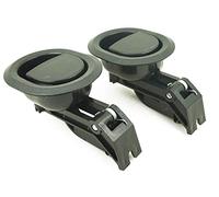 2 pezzi universali - ovali reclinabili per divano/sedia a leva, per tutte le marche di produttori (cavi da 6 mm e inferiori a 6 mm, in plastica rigida, colore nero