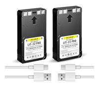 2 pezzi Upgrade LIT-22 Pro batterie ricaricabili USB tipo C di ricambio per batteria al litio ricaricabile Spypoint LIT-22 Pro, compatibile con fotocamera trail Flex-M Flex G-36 Flex-Plus Flex-S