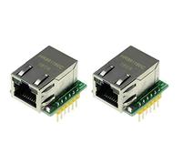 2 pezzi USR-ES1 Chip W5500 Nuovo convertitore SPI a LAN/Ethernet TCP/IP Mod