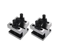 2 pezzi V-Block 35x35x30mm 90°Machinist Multi-uso Gauge Ground Pair con set di morsetti Precisione Coppia abbinata Strumento di calibro preciso Strumenti per la lavorazione del legno(60x60x50mm 2PC)