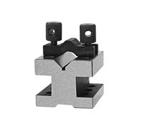 2 pezzi V-Block 35x35x30mm 90°Machinist Multi-uso Gauge Ground Pair con set di morsetti Precisione Coppia abbinata Strumento di calibro preciso per macchinisti(60x60x50mm 1PC)