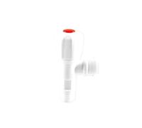 2 pezzi valvola ad angolo rubinetto di arresto acqua controllo riempimento WC interruttore for accessori da cucina bagno per Cucina Bagno(White-Single)