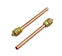 2 Pezzi Valvola Di Ritegno For Frigorifero Testa Di Rifornimento 125 Mm Connettore Rapido/valvola Di Riempimento Del Refrigerante Accessori For La Refrigerazione(2pcs)