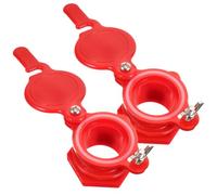 2 Pezzi Valvola per Apicoltura in Plastica Abs, Rossa, Resistente | Separare e Prelevare Nettare, Facile da Usare e Riporre, senza Perdite, Accessorio Apicoltura