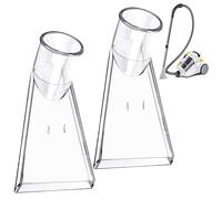 2 Pezzi Vapore Tappezzeria Ugello Aspirapolvere Universale Bocchetta per Imbottiture Apparato di Lavaggio Tappeto Car Detailing Turing Accessories Ugello di Ricambio per Shop Vacuum Aspirapolvere