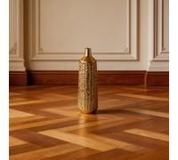 2 Pezzi Vaso Vintage con Texture Martellata Design Creativo per Sala, Ingresso