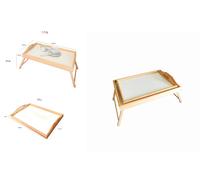 2 pezzi vassoio colazione a letto divano in legno pieghevole divano tavolino pc