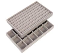 2 Pezzi Vassoio Espositivo Per Impilabile