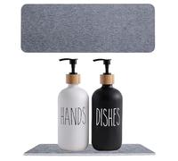2 Pezzi Vassoio Pietra Assorbente Bagno, 22 * 8cm Vassoio In Pietra Assorbente Per Lavello Sottobicchieri Assorbenti Tappeto Pietra Assorbente Cucina Deumidificazione Vassoio Assorbi Acqua