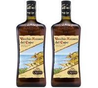 2 PEZZI Vecchio Amaro del Capo Liquore d'Erbe di Calabria Caffo, da 70cl