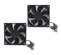 2 pezzi Ventole Per Termosifoni Ventole 5v PC USB Ventola Ultra Silenziosa Del Case Del Computer per PS4/PC/Scatola TV/Router/Proiettore/Modem