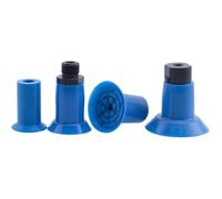 2 pezzi ventosa piatta for vuoto sacchetto industriale apertura ugello di aspirazione pellicola sacchetto di plastica sacchetto PE ventosa forte forza di aspirazione F18(M5 Internal thread)