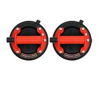 2 pezzi ventose a vuoto da 21 cm di diametro for piastrelle in granito e vetro, sollevamento manuale, capacità di carico di 220 kg, ventosa pesante(Type 1 Red 2PCS)