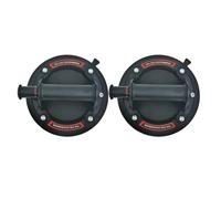 2 pezzi ventose a vuoto da 21 cm di diametro for piastrelle in granito e vetro, sollevamento manuale, capacità carico 220 kg, ventosa pesante 8 pollici per il sollevamento(Type 1 Black 2PCS)