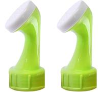 2 pezzi verdi per bottiglie irrigatore, testa per annaffiatoio da giardino, ugello in PVC, testa irrigatore, accessori per irrigazione per bottiglie di plastica, irrigazione e sistemi di tubi