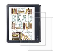 [2 Pezzi] Vetro Temperato Pellicola per Kobo Libra Color 7", Anti Graffio, 2.5D, 0.3mm 9H Durezza, Ultra-Clear, Anti-Bolla, Caso Amichevole, Ultra Resistente