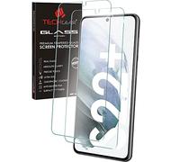 [2 pezzi] Vetro Temperato per Samsung Galaxy S21 Plus 5G, Techgear 3D Copertura Completa Pellicola Vetro [Funzion con Impronte Digitali] [Senza Bolle] [Durezza 9H] [Ultra Chiaro] [Anti-graffio]
