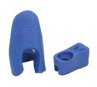 2 pezzi Violin Bow Grip Corrector, morbido Viola silicone Viola Viola Hold Assistenza Insegnamento Assistenza all'insegnamento Accessorio per apprendere i violini (Blu)