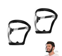 2 pezzi Visiera Protettiva, Maschera Integrale Per Il Viso Anti-appannamento In Trasparente Con Fascia Regolabile, Per Saldatura Attività All'aperto Esperimenti Decespugliatore Saldatura Industria