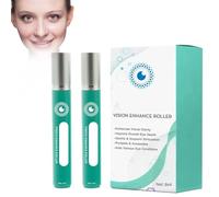 2 pezzi Vision Enhance Roller, rullo per massaggiare gli occhi, per occhi stanchi, gonfiore e occhiaie, allevia l'affaticamento degli occhi e migliora la chiarezza visiva