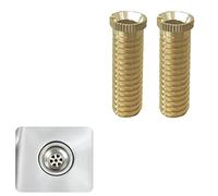2 Pezzi Viti Del Cestello Del Lavello 30 mm Rame Viti Fissaggio Cestello Lavell Cucina Filtro a Cestello Valvole Vite da Piletta per Della Valvola Di Scarico Da 1,5 "e 3,5", Scarico Della Cucina