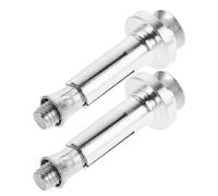 2 Pezzi Viti Paramani Moto Argento Alluminio per Manubri 22 28 MM | Montaggio Rapido, Ricambio per Supporto Paramani, Adatte a Quad e Garage, per Manubri da 7/8 e 1 1/8