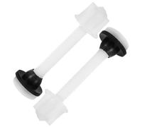 2 Pezzi Viti per Asse Wc M10 in Gomma e ABS per Riparazione | Ricambio Bianco per Copriwater e Cerniere, Hardware Resistente alla Ruggine, per Uffici e Casa