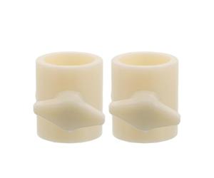 2 Pezzi Viti per Supporto Manichino, Stabilizzatore Base Antiscivolo Bianco | Plastica Discreta, Ricambio Rapido per Basi e Tubi, per Boutique e Allestimenti Vetrina