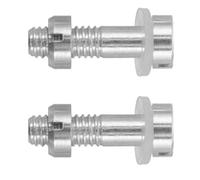 2 Pezzi Viti Portatestina M2.5x10.5 in Lega di Alluminio | Argento, Ricambio per Audio e Configurazioni Dj, Riduce Oscillazioni, Migliora Tracciamento e Chiarezza