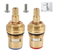 2 Pezzi Vitoni in Ceramica Per Rubinetti, Universali Per Acqua Fredda E Calda -