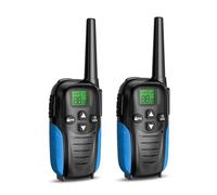 2 Pezzi Walkie Talkie For Bambini, Portatili, For Esterni, Radio Bidirezionale, Ricevitore Da 6 Km, Walkie-talkie, Giocattoli For Comunicare Trasmissione Vocale Chiara(Blue)