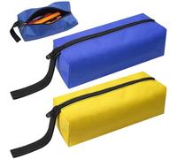 2 pezzi Waterproof Oxford Cloth Strumento sacchetto per tastiera con cerniera, organizzatore di stoccaggio portatile per cacciaviti, pinze, multi -tool e piccoli utensili manuali